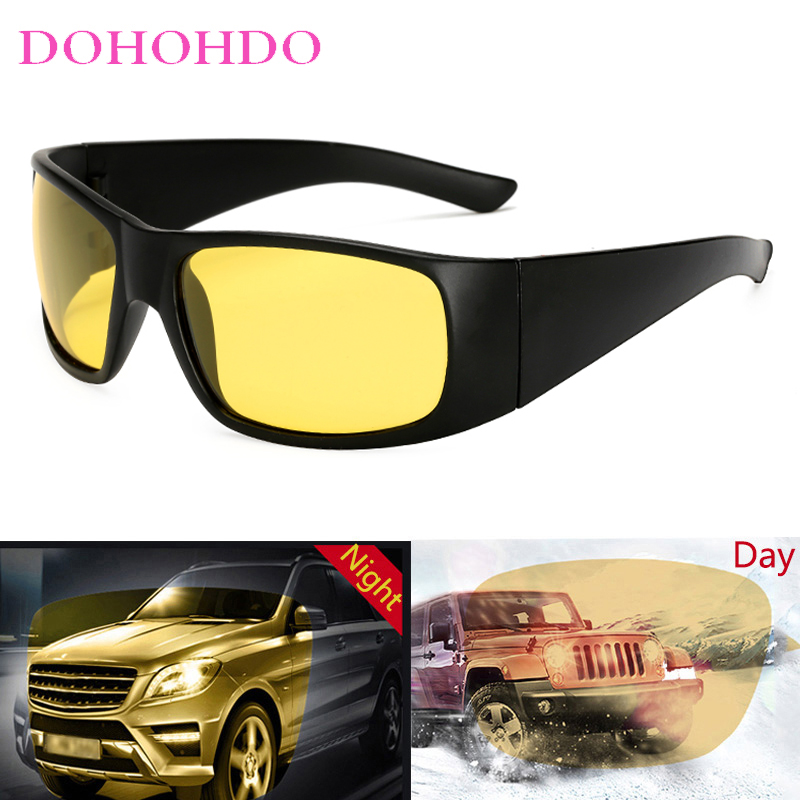 Car Accessories Brand - ヴィンテージブランドデザイン車ドライバーナイトビジョンゴーグル男性アンチグレア偏光子女性サイクリングメガネアクセサリーユニセックス UV400