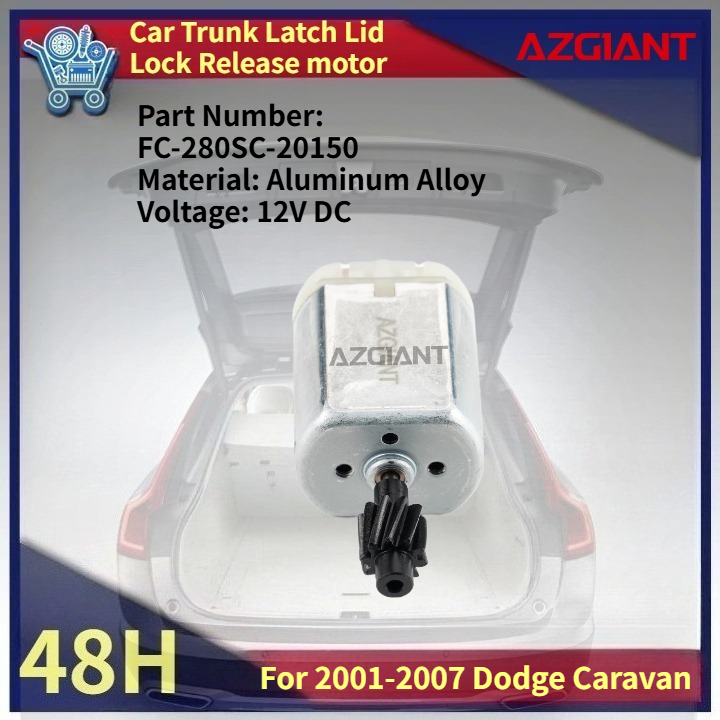 Car Accessories Brand - AZGIANT 車のトランクラッチ蓋ロックリリースモーター 2001-2007 ダッジキャラバン用 新品高品質交換部品アクセサリー