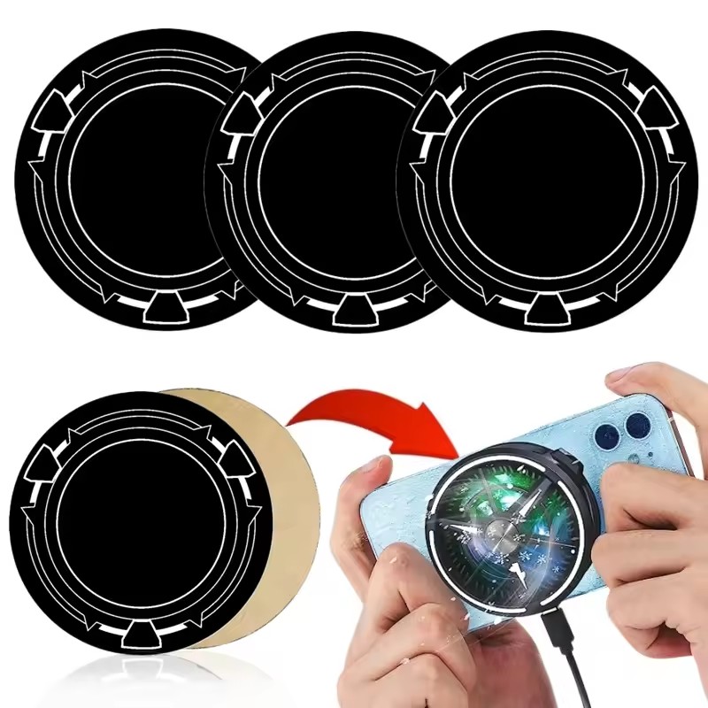 Car Accessories Xiaomi - 60mmメタルプレートリング、MagSafe対応マグネット式車載iPadホルダー用ラジエーター鉄シートステッカー、iPhone、Xiaomi、iPad/タブレットPC用