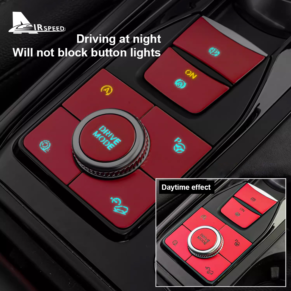 Car Accessories Brand - フォード用メタルシルバースイッチ,2020,2021,lhd rd,bluetooth 2022,新しい自動車用ギアスイッチ,ボタンカバー,アクセサリー