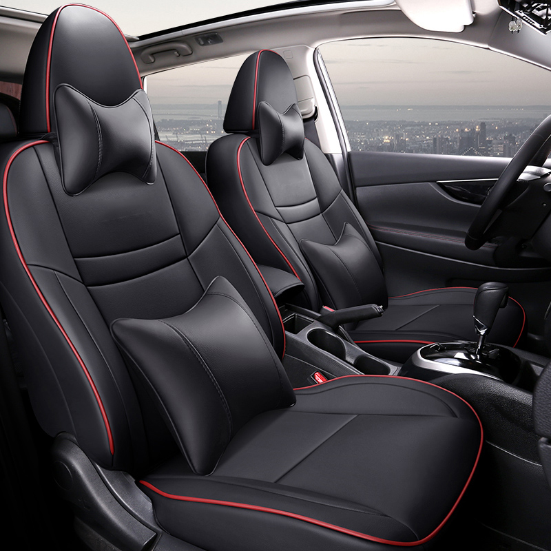 Car Accessories Brand - プレミアムブランドカーシートカバー日産キャシュカイ 2016-2023 カスタムフィット防水レザーインテリア自動車アクセサリー