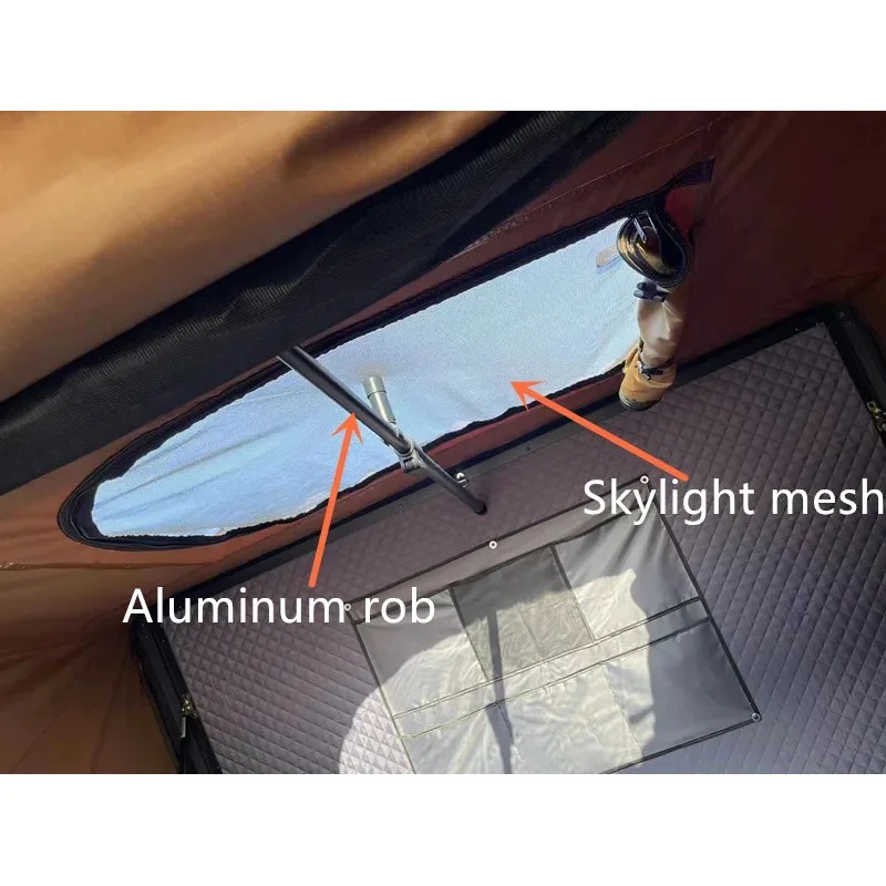 Car Accessories For Camping - 防水ハードシェルカールーフトップテント、4人用、4X4 SUVキャンピングカー用、外装チューニングアクセサリー、売れ筋商品