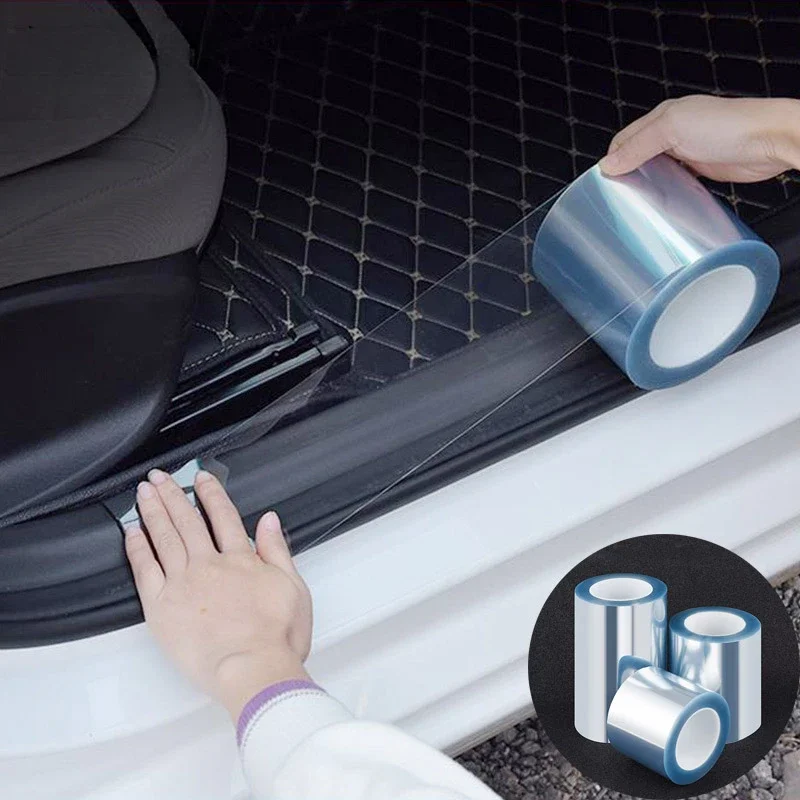 車のドア敷居保護フィルム透明車保護テープ傷防止ドアエッジプロ - Car Door Edge Guard のレビューと価格