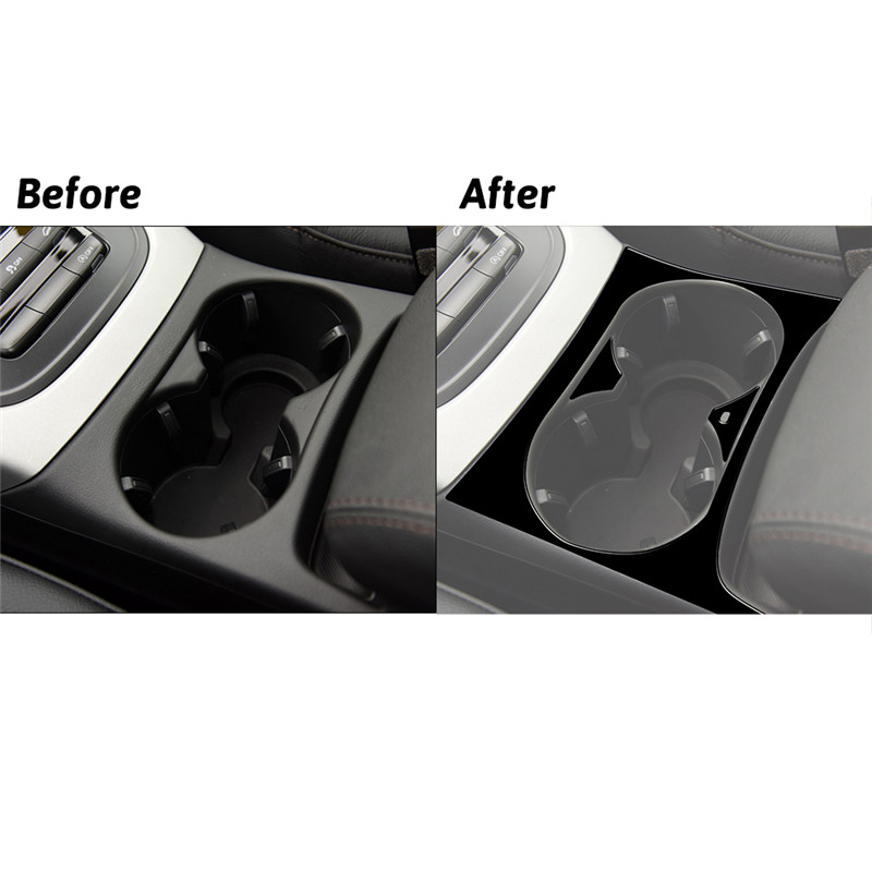 アウディq5用の光沢のある黒いABSステッカー,センターカッ - Car Accessories Brand のレビューと価格