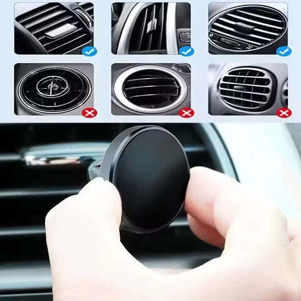 磁気式車載スマホホルダー エアコン吹き出し口用 スマートフォ - Car Accessories Xiaomi のレビューと価格