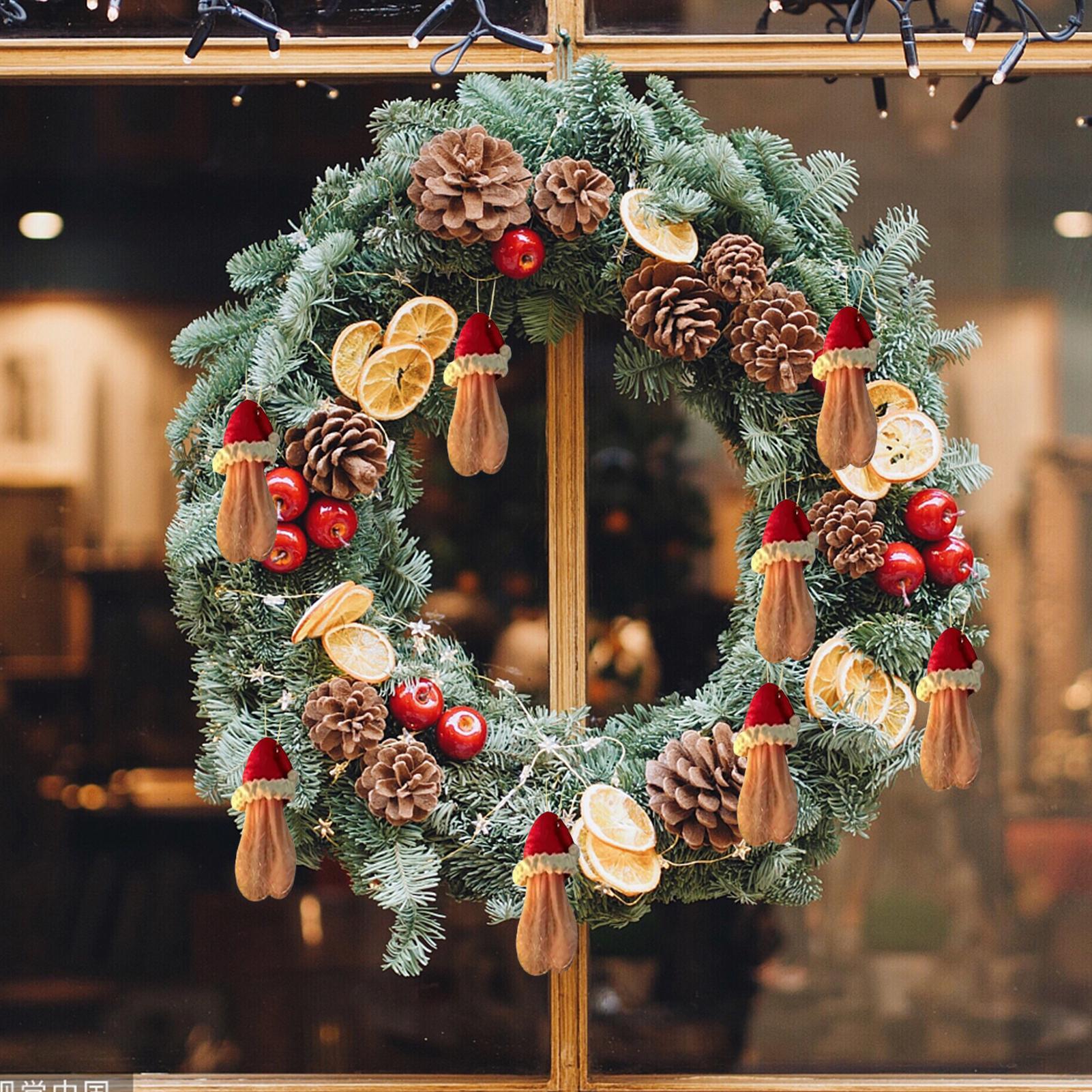 面白いクリスマスツリーオーナメント、ペンダントデコレーション - Car Accessories Xmas のレビューと価格