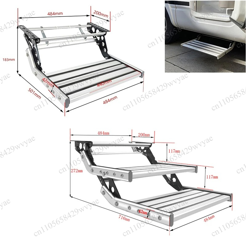高品質アルミ合金製 ダブル/シングルレイヤー ライト付き R - Car Accessories For Camping のレビューと価格