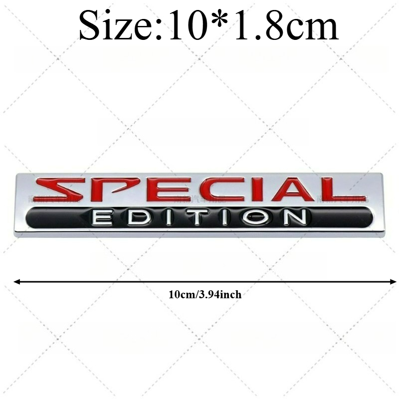高品質合金修正金属ステッカー EDITION レター-スペシ - Car Accessories Sticker のレビューと価格