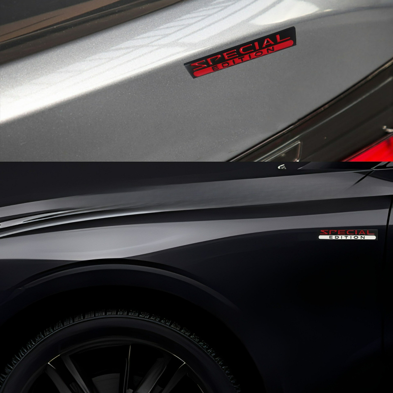 高品質合金修正金属ステッカー EDITION レター-スペシ - Car Accessories Sticker のレビューと価格