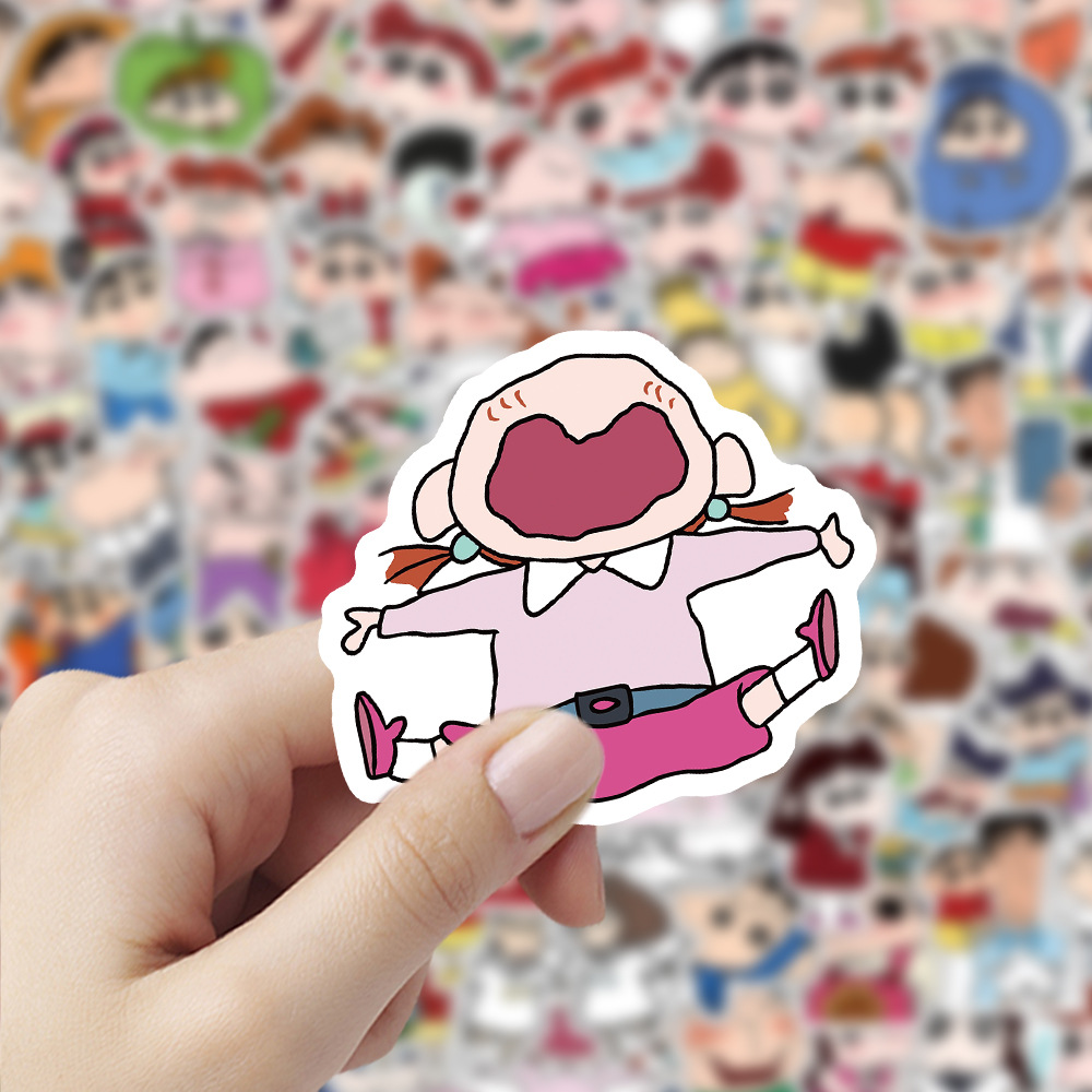 かわいい漫画アニメステッカー、防水グラフィティデカール（車、 - Car Accessories Sticker のレビューと価格