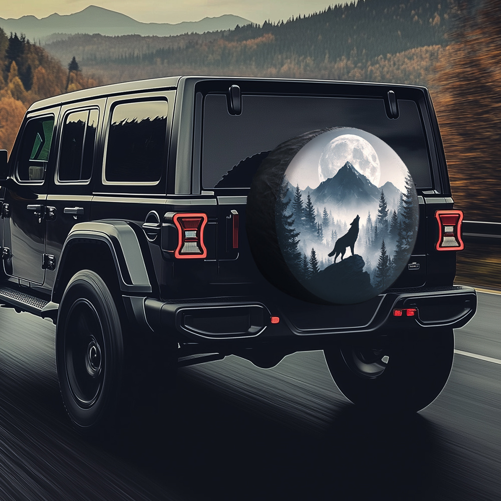 ローンウルフ ムーンライト スペアホイール タイヤカバー ア - Car Accessories For Camping のレビューと価格