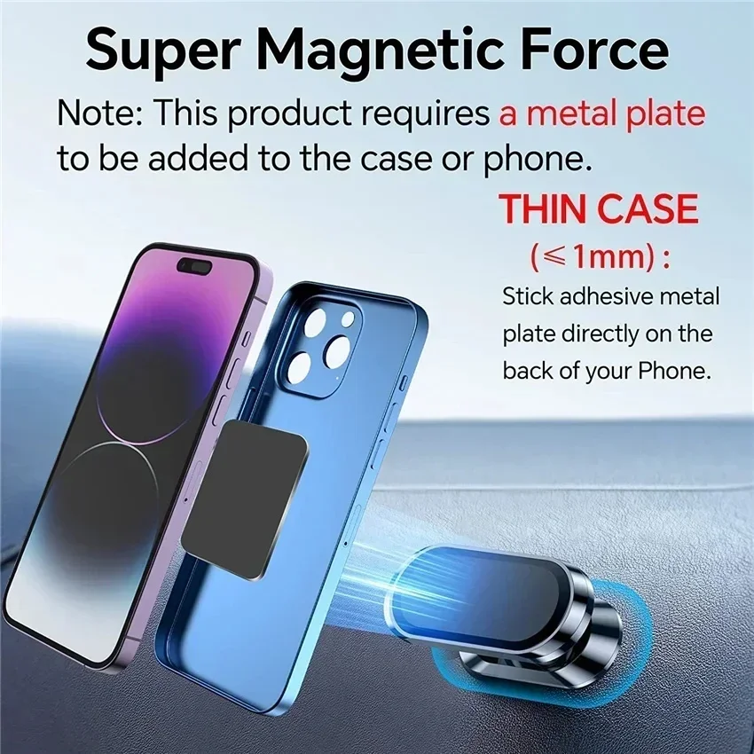 360 °   マグネット式車載スマホホルダー マグネット式 - Car Accessories Xiaomi のレビューと価格