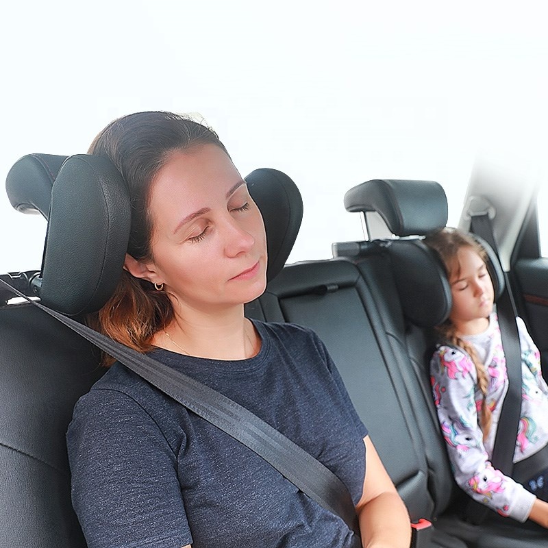 レザーカバー大人子供旅行睡眠枕凸型形状記憶スポンジ枕カーシー - Leather Car Seat Cover のレビューと価格