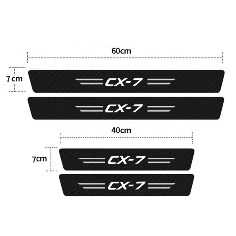 車のドアエッジガード,マツダcx7 CX-7のリアステッカー - Car Door Edge Guard のレビューと価格