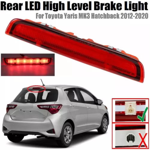 1pc 車のリアハイレベルブレーキライト LED トヨタヤリ - Car Accessories Brand のレビューと価格