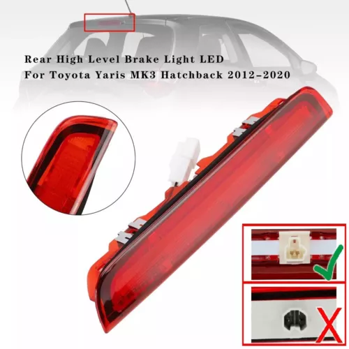 1pc 車のリアハイレベルブレーキライト LED トヨタヤリ - Car Accessories Brand のレビューと価格