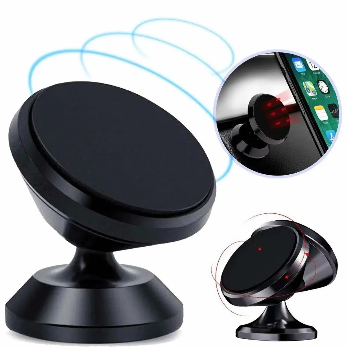 マグネット式車載携帯電話ホルダー マグネットマウントブラケッ - Car Accessories Xiaomi のレビューと価格