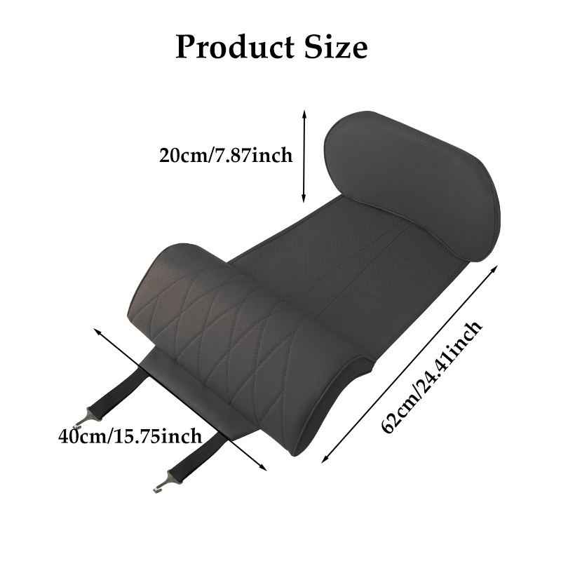 ナッパレザーレッグサポートエクステンションシートカバーメモリ - Leather Car Seat Cover のレビューと価格