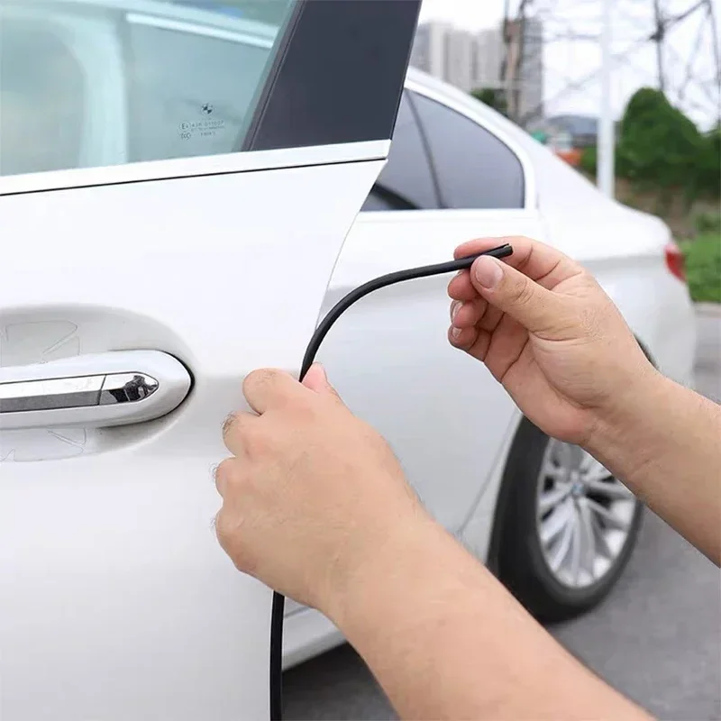 ゴム製車ドアエッジガード ユニバーサルスタイリングモールディ - Car Door Edge Guard のレビューと価格