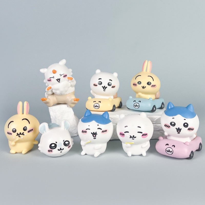 流行の置物 ハチワレうさぎ 漫画風 かわいい 車内装飾品 小 - Car Accessories Decoration のレビューと価格