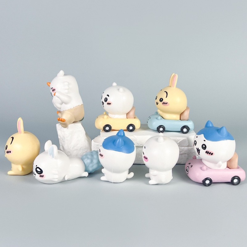 流行の置物 ハチワレうさぎ 漫画風 かわいい 車内装飾品 小 - Car Accessories Decoration のレビューと価格