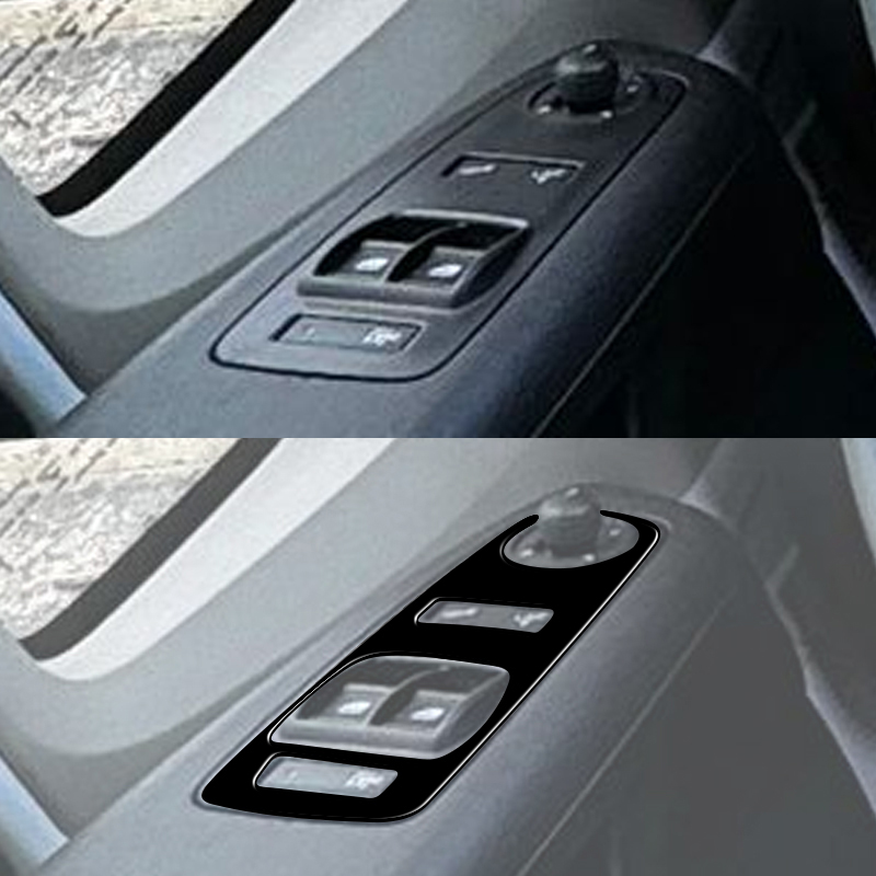 ウィンドウリフトコントロールパネル真新しい ABS グロスブ - Car Accessories Brand のレビューと価格