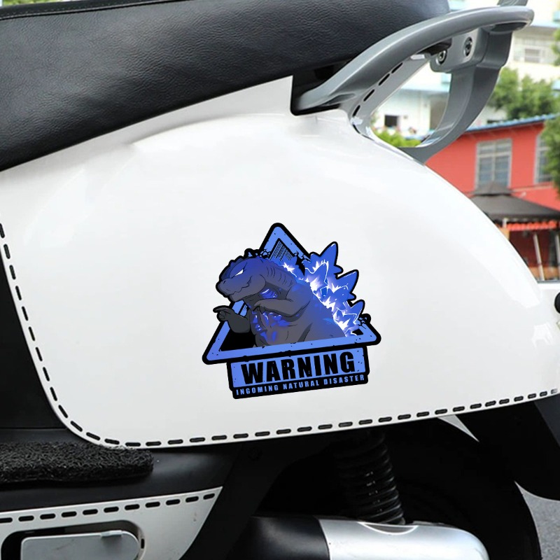 熱い販売中！ゴジラ柄カスタマイズカーステッカー、コンピュータ - Car Accessories Sticker のレビューと価格