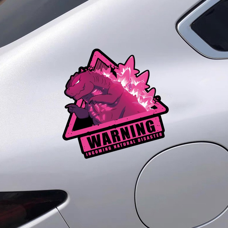 熱い販売中！ゴジラ柄カスタマイズカーステッカー、コンピュータ - Car Accessories Sticker のレビューと価格