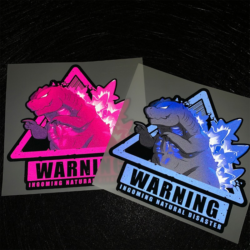 熱い販売中！ゴジラ柄カスタマイズカーステッカー、コンピュータ - Car Accessories Sticker のレビューと価格
