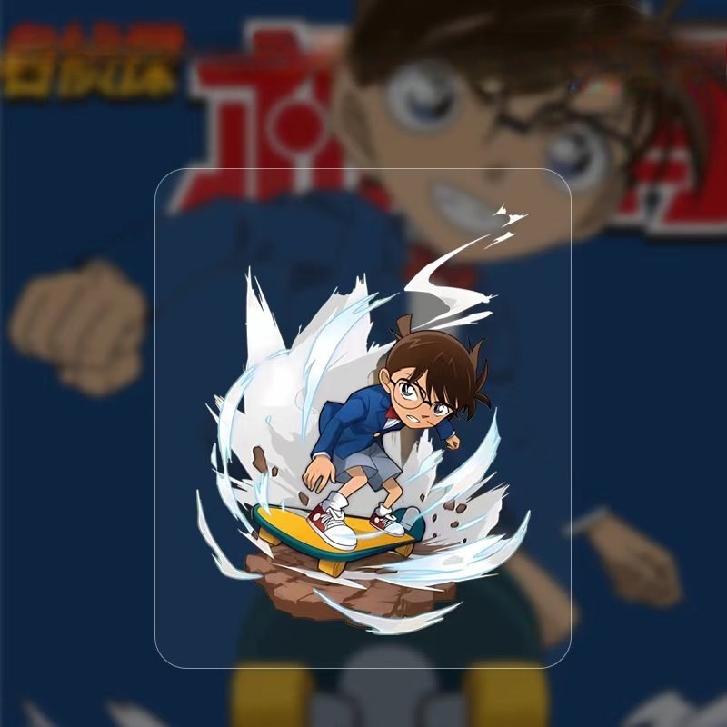 名探偵コナン漫画スケートボードステッカー、防水デカール、車、 - Car Accessories Sticker のレビューと価格