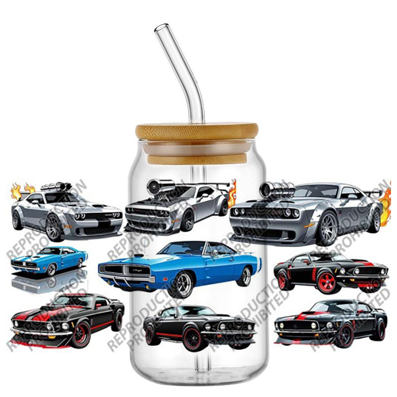 人気のスポーツカーシリーズ 16オンス UV DTF 3D転 - Car Accessories Nz のレビューと価格