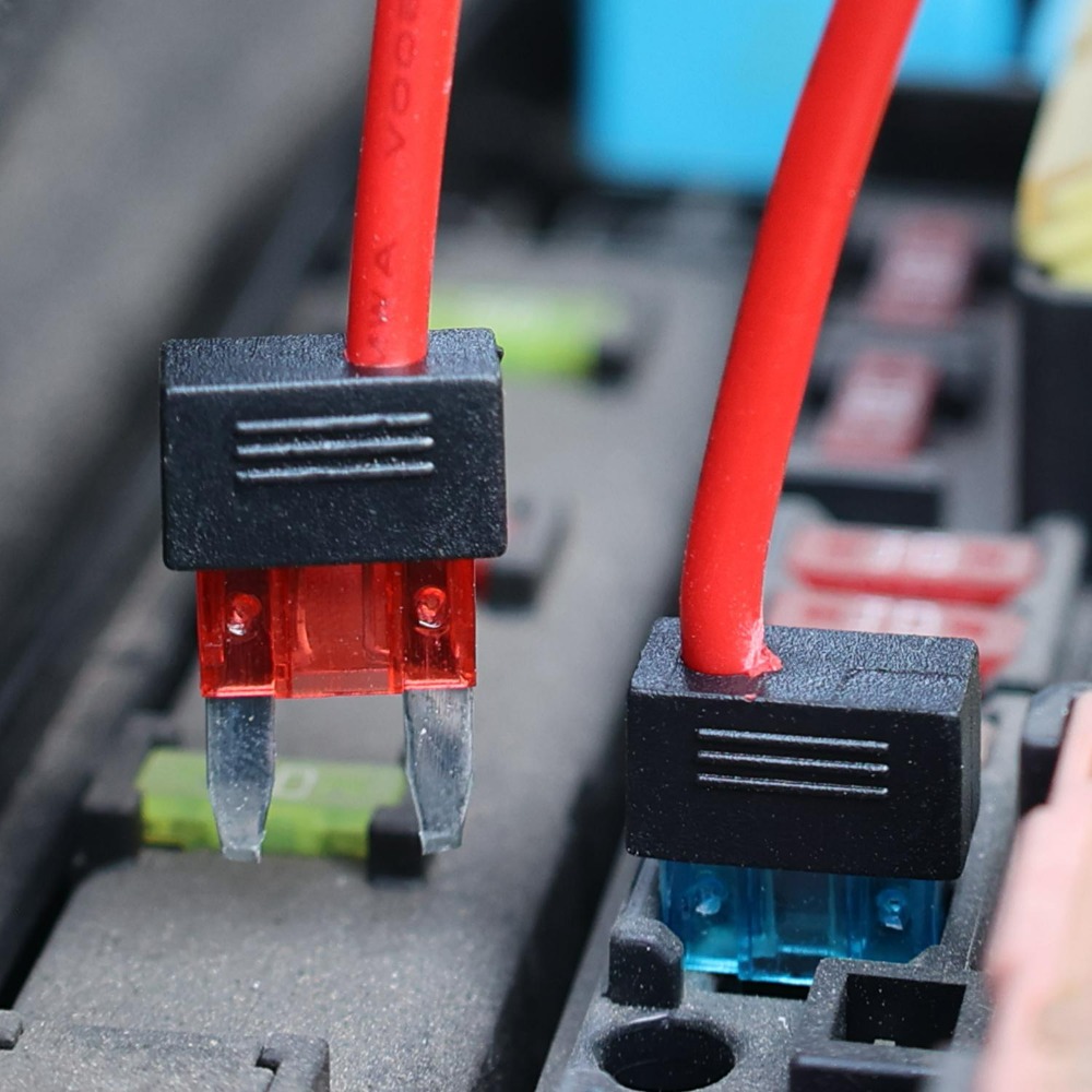 車用ヒューズアダプタータップミニサイズ12V 32V回路ホル - Car Accessories Near Me のレビューと価格