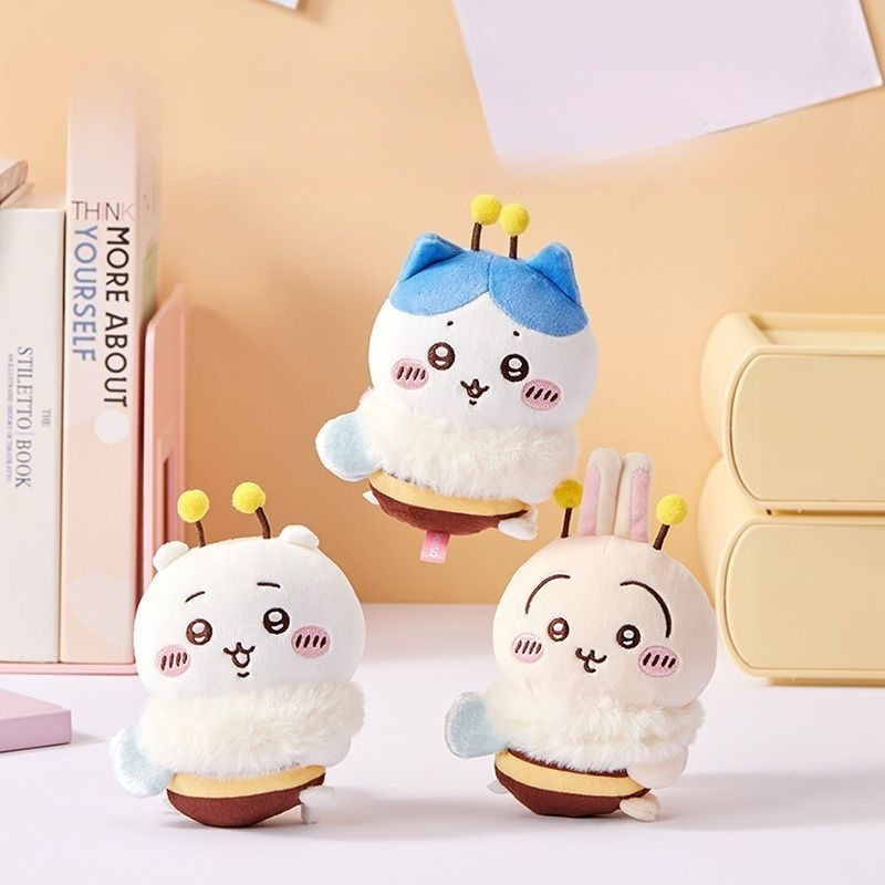 蜂シリーズ漫画かわいいハチワレうさぎ人形ソフトかわいいぬいぐ - Car Accessories Decoration のレビューと価格