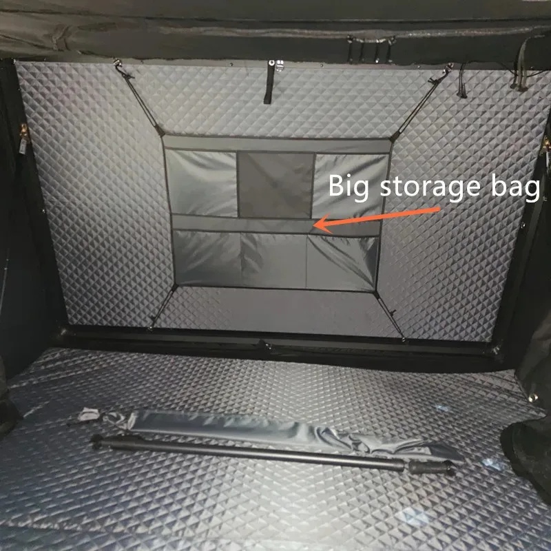 防水ハードシェルカールーフトップテント、4人用、4X4 SU - Car Accessories For Camping のレビューと価格
